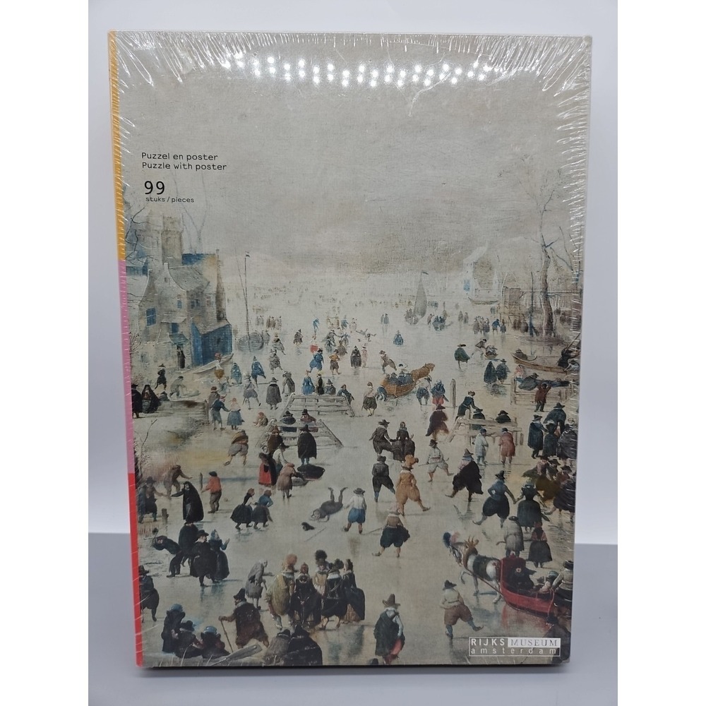 Puzzelman Winter Landscape w/ Skaters H. Avercamp Puzzle w/ Poster 99 Pieces New